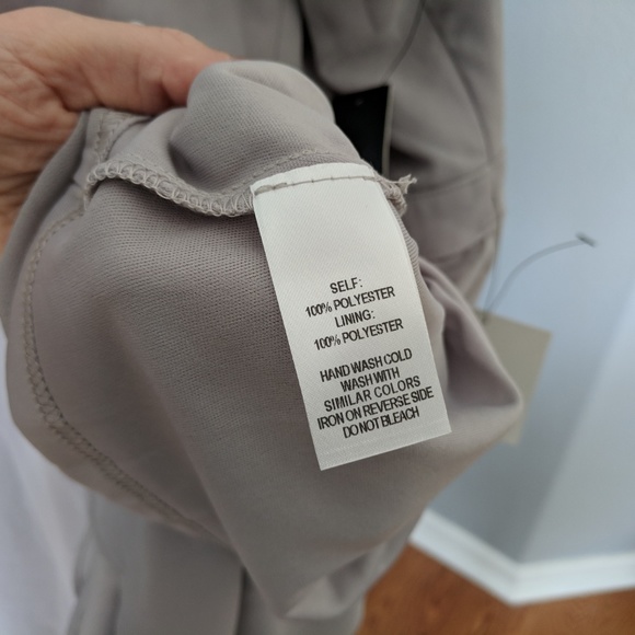 NWT Lulu's Forevermore gray skater halter dress - Picture 7 of 8